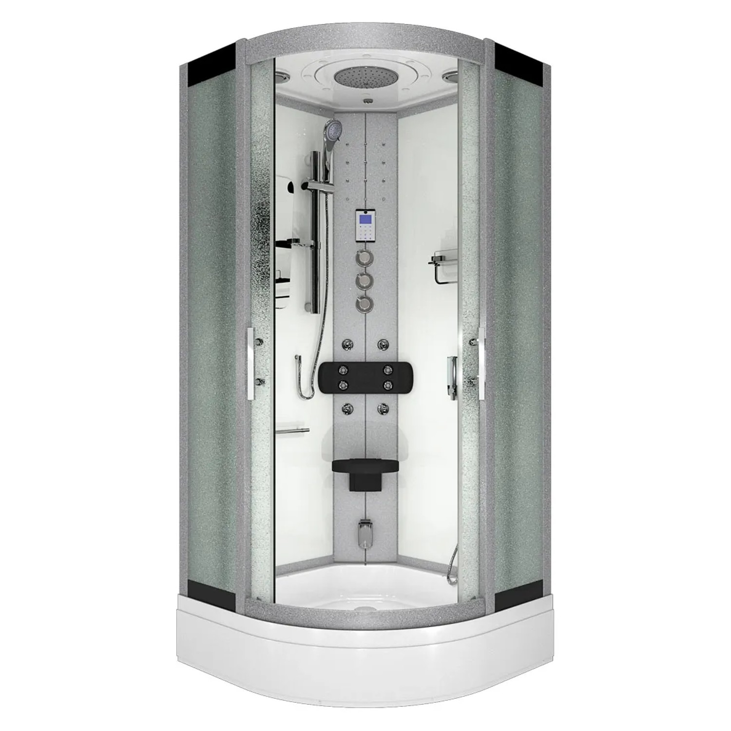 AcquaVapore Dampfdusche Duschtempel Sauna Dusche Duschkabine D46-60M3-EC 100x100