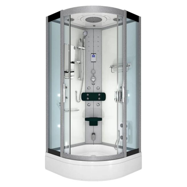 AcquaVapore Dampfdusche Duschtempel Sauna Dusche Duschkabine D46-60T2 100x100