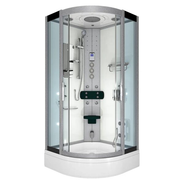 AcquaVapore Dampfdusche Duschtempel Sauna Dusche Duschkabine D46-60T3-EC 100x100