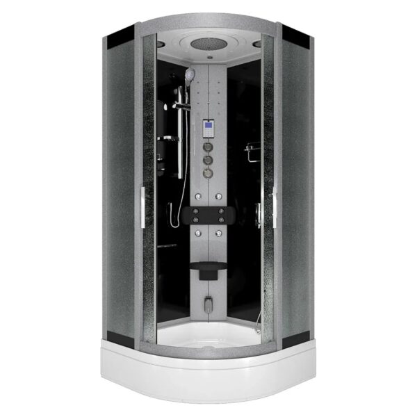AcquaVapore Dampfdusche Duschtempel Sauna Dusche Duschkabine D46-63M3-EC 100x100