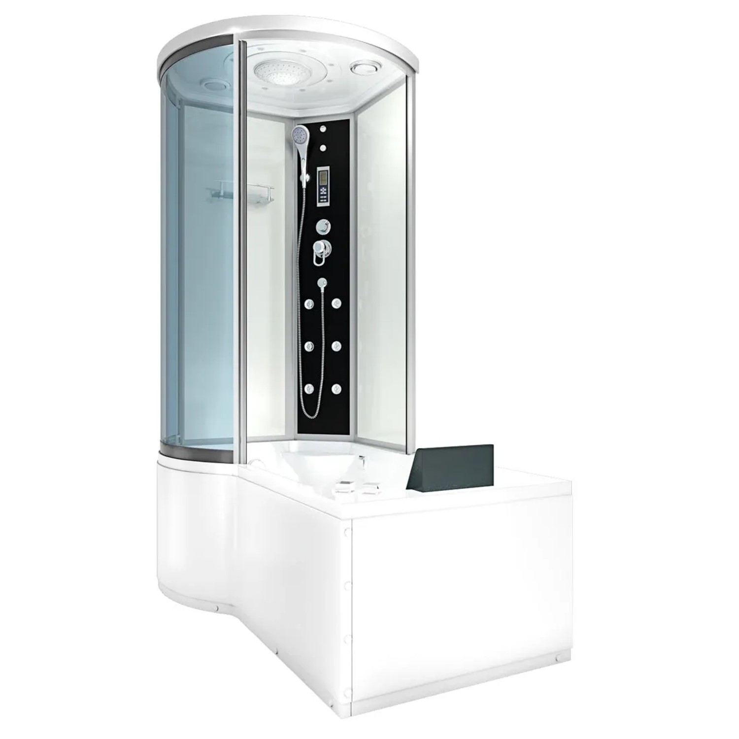 AcquaVapore Kombination Whirlpool Dusche K55-R01-WP-EC Duschkabine Wanne 100x170