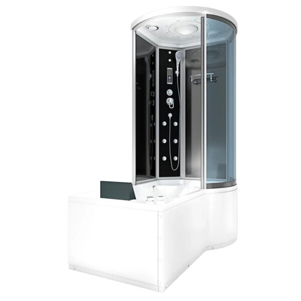 AcquaVapore Kombination Whirlpool Dusche K55-L31-WP-EC Duschkabine Wanne 170x100