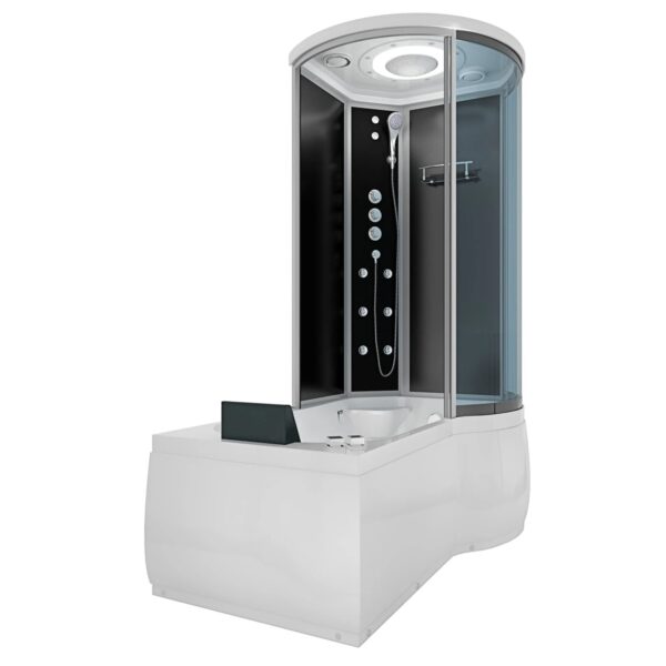 AcquaVapore Kombination Whirlpool Dusche K55-L33-WP Duschkabine Wanne 170x100 AcquaVapore Kombination Whirlpool Dusche K55-L33-WP Duschkabine Wanne 170x100