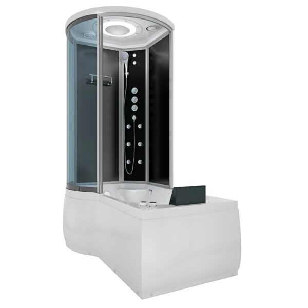 AcquaVapore Kombination Whirlpool Dusche K55-R33-WP Duschkabine Wanne 100x170