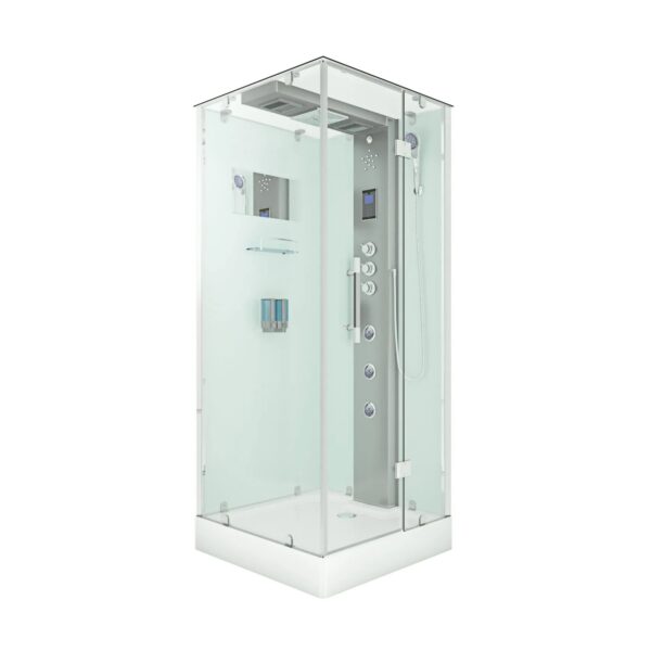 AquaVapore Dampfdusche Duschtempel Sauna Dusche Duschkabine D38-20R3 100x100 cm
