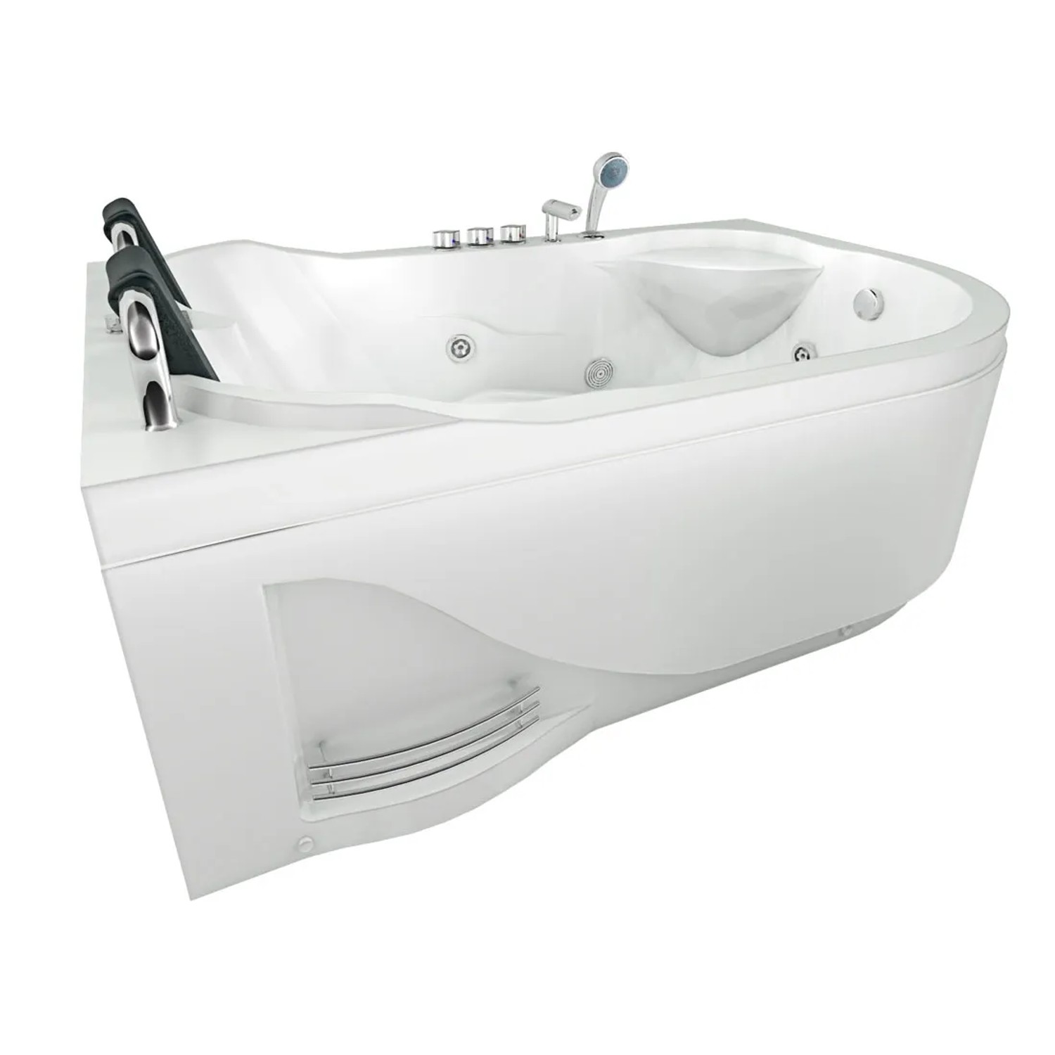 AcquaVapore Whirlpool Topausstattung Pool Badewanne Eckwanne Wanne W23H-R 120x18