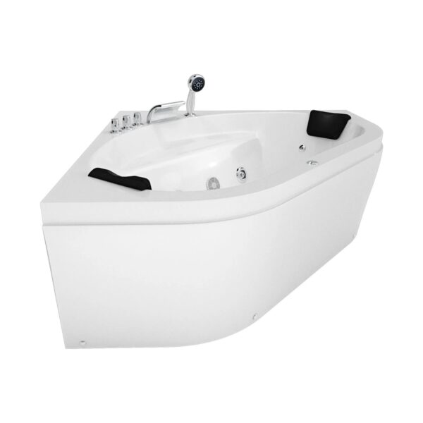 AcquaVapore Whirlpool Pool Badewanne Eckwanne Wanne W20-TH 140x140 mit Farblicht