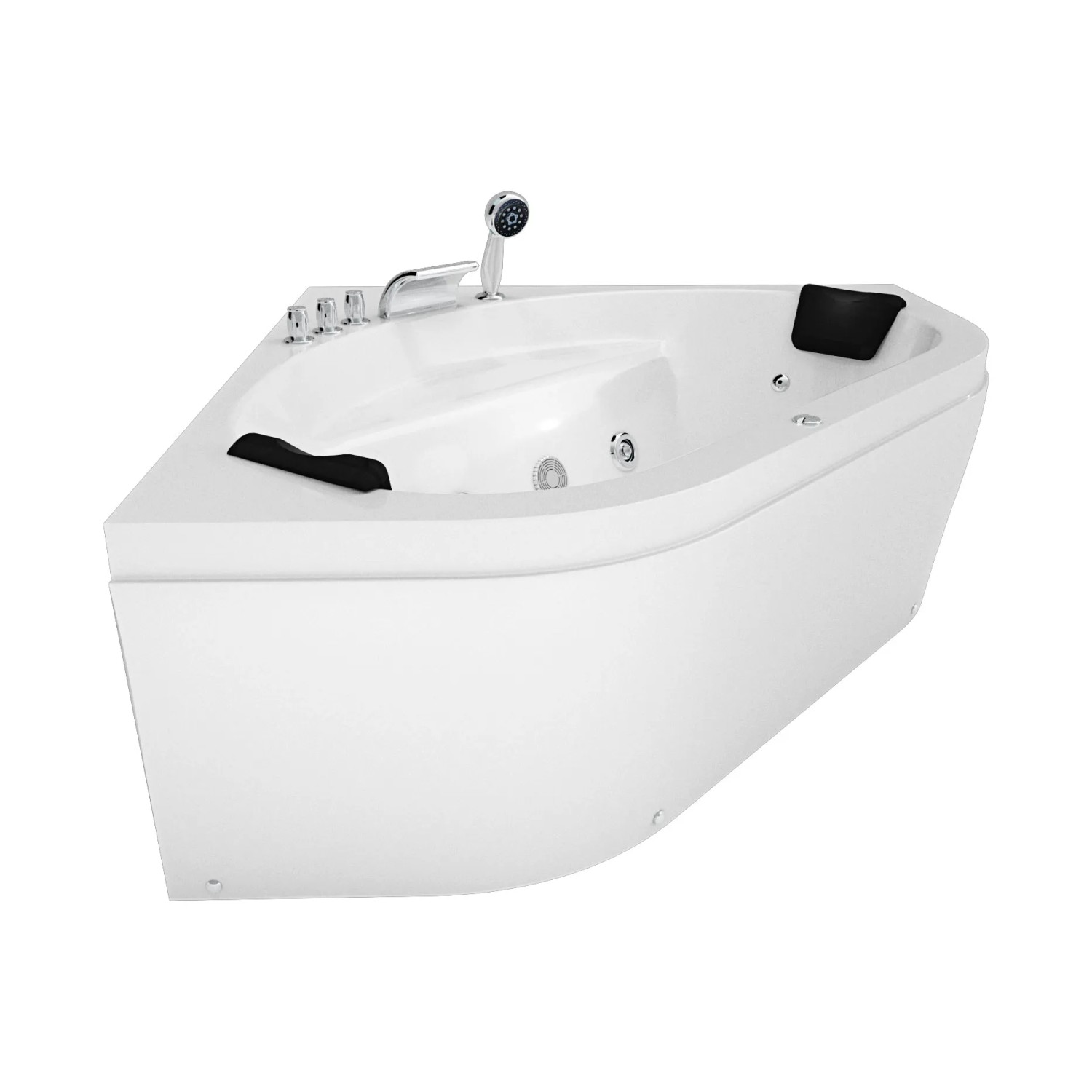 AcquaVapore Whirlpool Pool Badewanne Eckwanne Wanne W20-TH 140x140 mit Farblicht