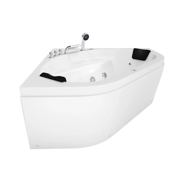 AcquaVapore Whirlpool Pool Badewanne Eckwanne Wanne W20R-TH-SC 140x140 mit Radio
