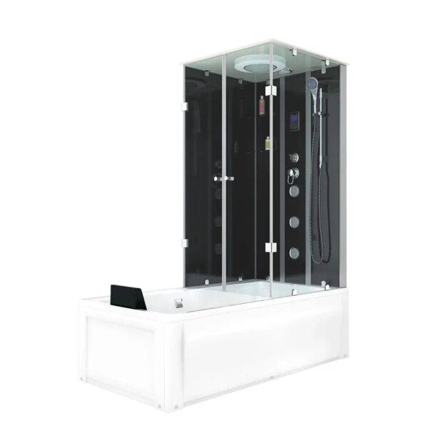 AcquaVapore Whirlpool Dusche Kombination K05-L31-WP-EC Duschtempel 180x90 AcquaVapore Whirlpool Dusche Kombination K05-L31-WP-EC Duschtempel 180x90