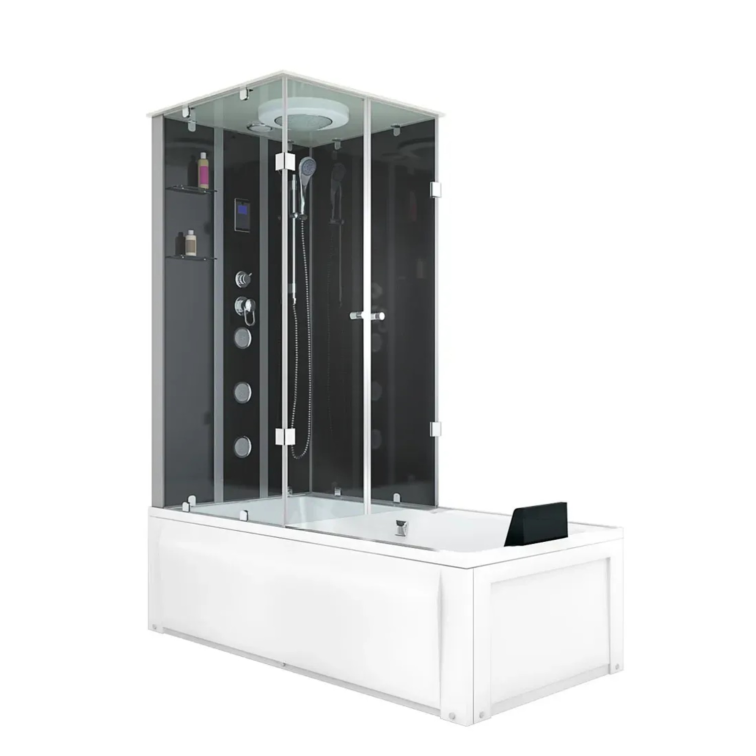 AcquaVapore Dusche Wanne Kombination K05-R31-EC Duschkabine 90x180