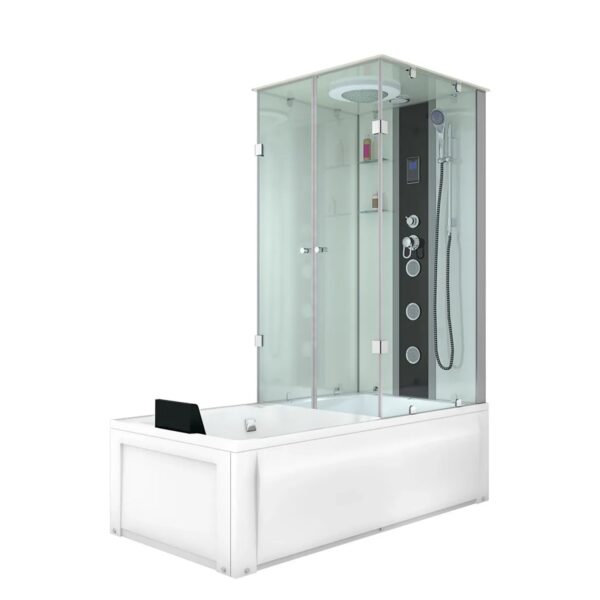 AcquaVapore Whirlpool Dusche Kombination K05-L01-WP-EC Duschtempel 180x90