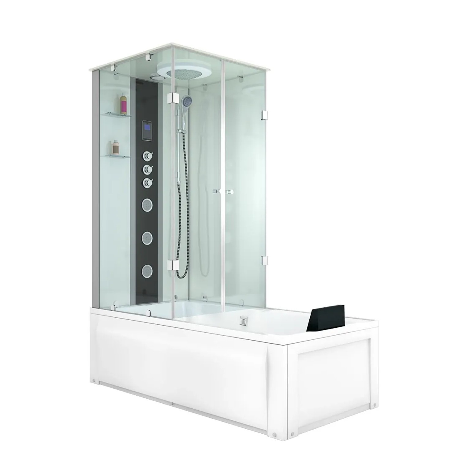 AcquaVapore Whirlpool Dusche Kombination K05-R03-WP Duschtempel 90x180