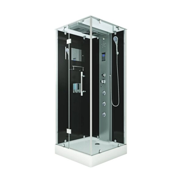AquaVapore Dampfdusche Duschtempel Sauna Dusche Duschkabine D38-03L2 80x80 cm