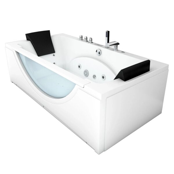 AcquaVapore Whirlpool Pool Badewanne Eckwanne Wanne W81H-TH-A 90x180