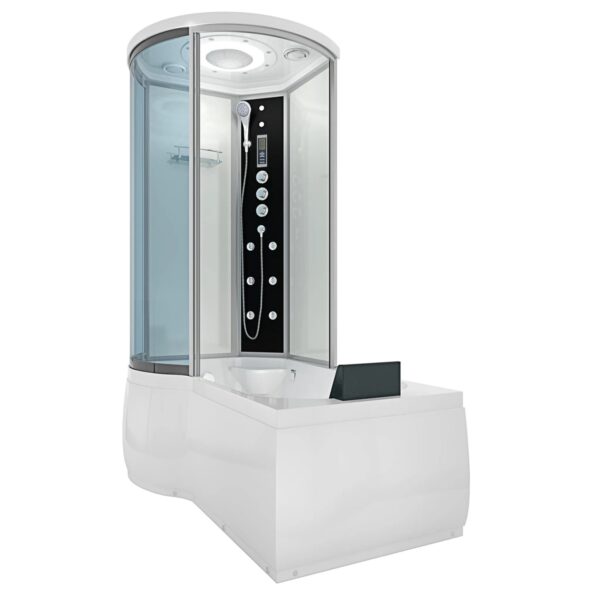 AcquaVapore Kombination Whirlpool Dusche K55-R03-WP-EC Duschkabine Wanne 100x170