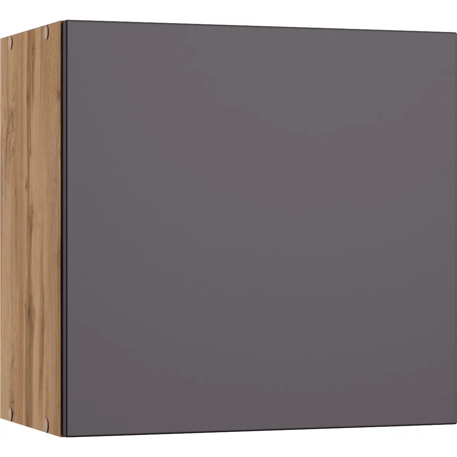 Held Möbel Küchen-Hängeschrank Turin 60 cm Graphit/Wotaneiche