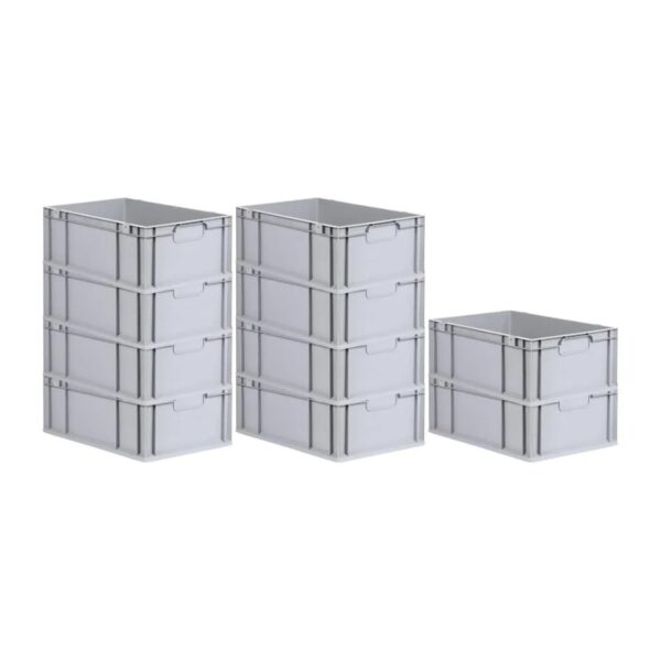 PROREGAL Spar Set 10x Eurobox Nextgen Economy Griffe Geschlossen HxBxT 22 x 40 x 60 cm 44 Liter Eurobehälter PROREGAL Spar Set 10x Eurobox Nextgen Economy Griffe Geschlossen HxBxT 22 x 40 x 60 cm 44 Liter Eurobehälter