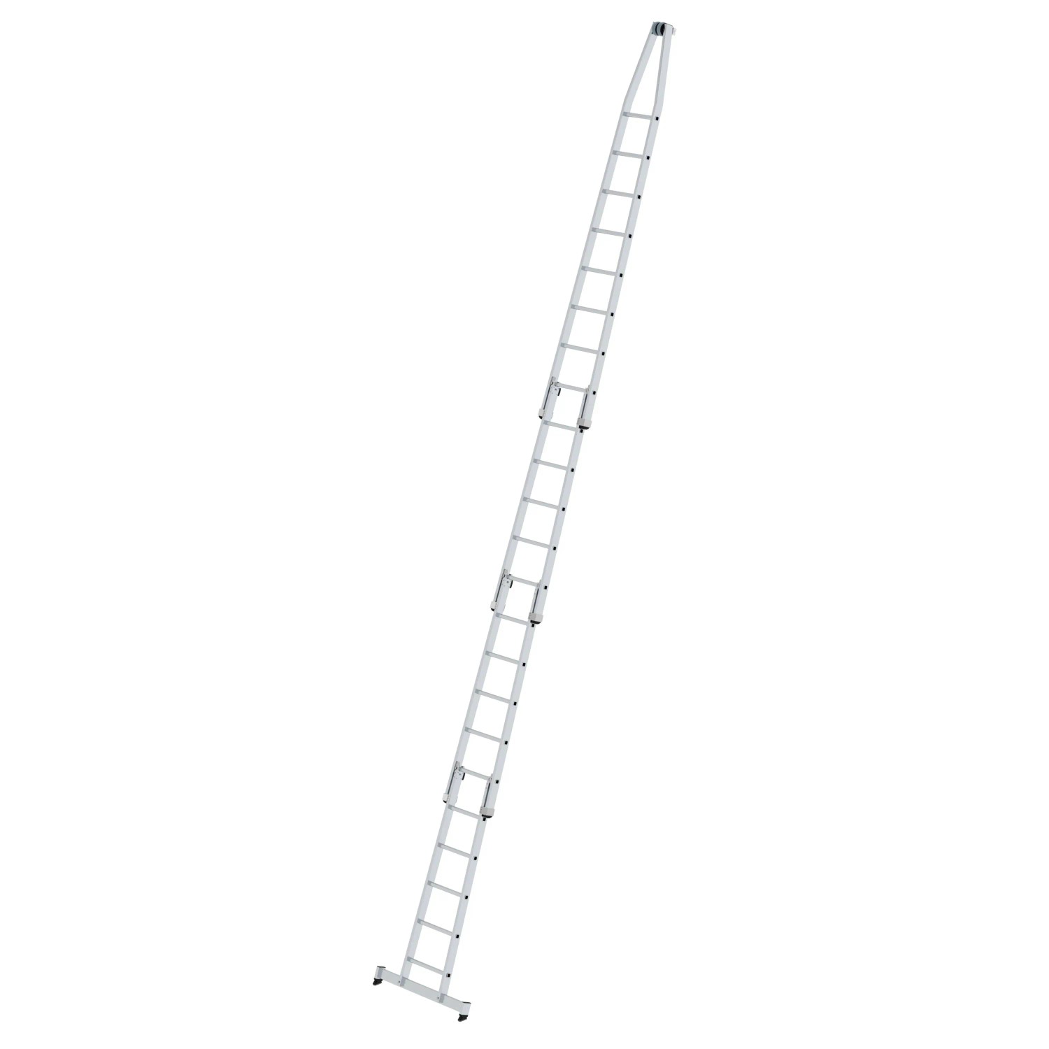 PROREGAL Sprossen-Glasreinigerleiter Satz mit Traverse 4-Teilig