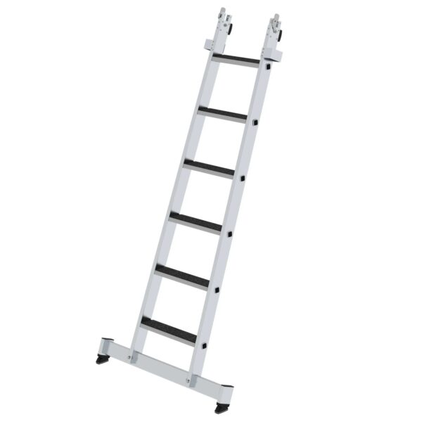 PROREGAL Stufen-Glasreinigerleiter Unterteil Traverse & Clip-Step R13 6 Stufen