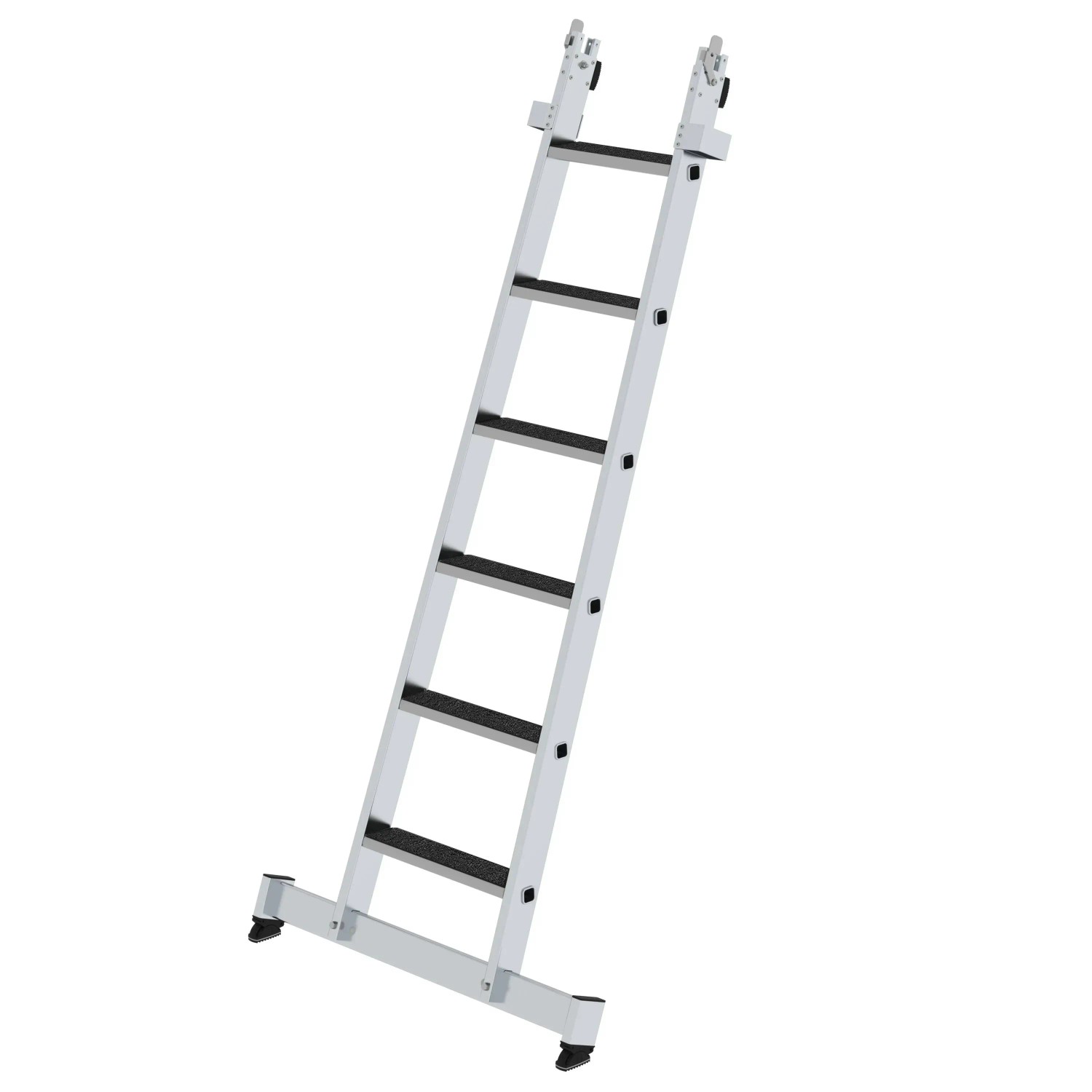 PROREGAL Stufen-Glasreinigerleiter Unterteil Traverse & Clip-Step R13 6 Stufen