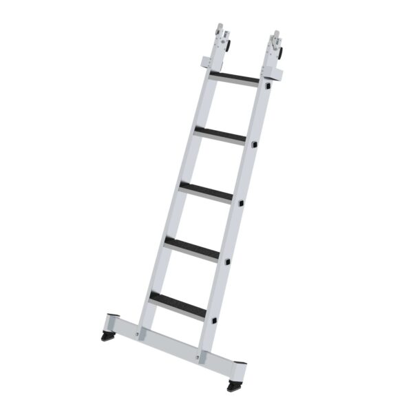 PROREGAL Stufen-Glasreinigerleiter Unterteil Traverse & Clip-Step R13 5 Stufen