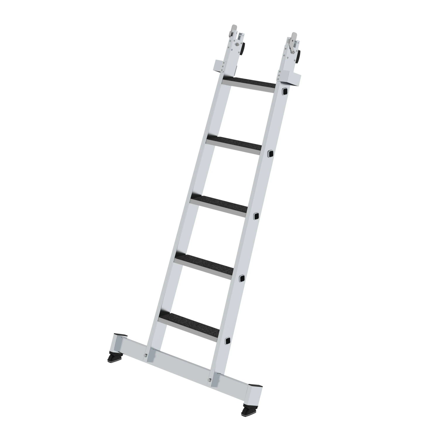 PROREGAL Stufen-Glasreinigerleiter Unterteil Traverse & Clip-Step R13 5 Stufen