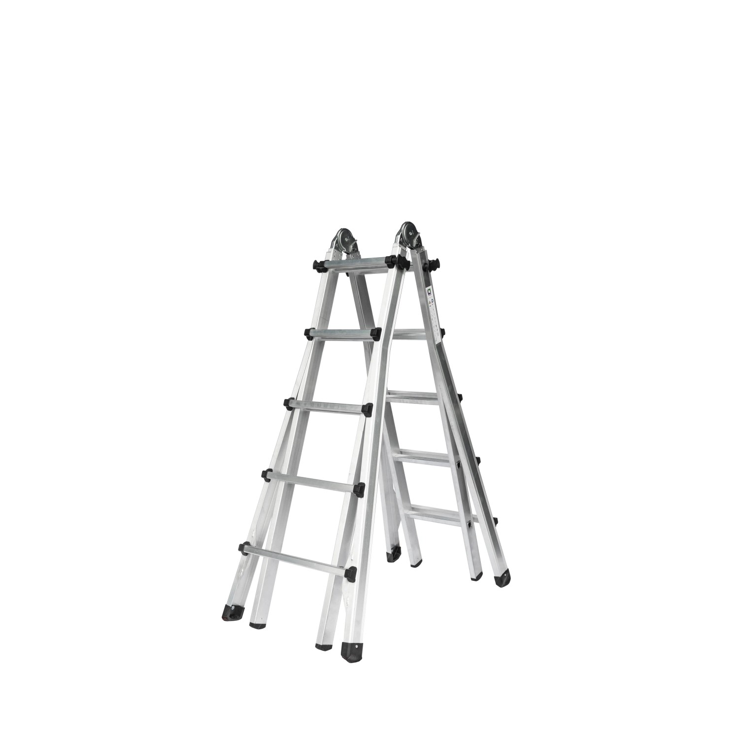 PROREGAL Teleskopleiter 4-Teilig Ohne Traverse 4 x 5 Sprossen
