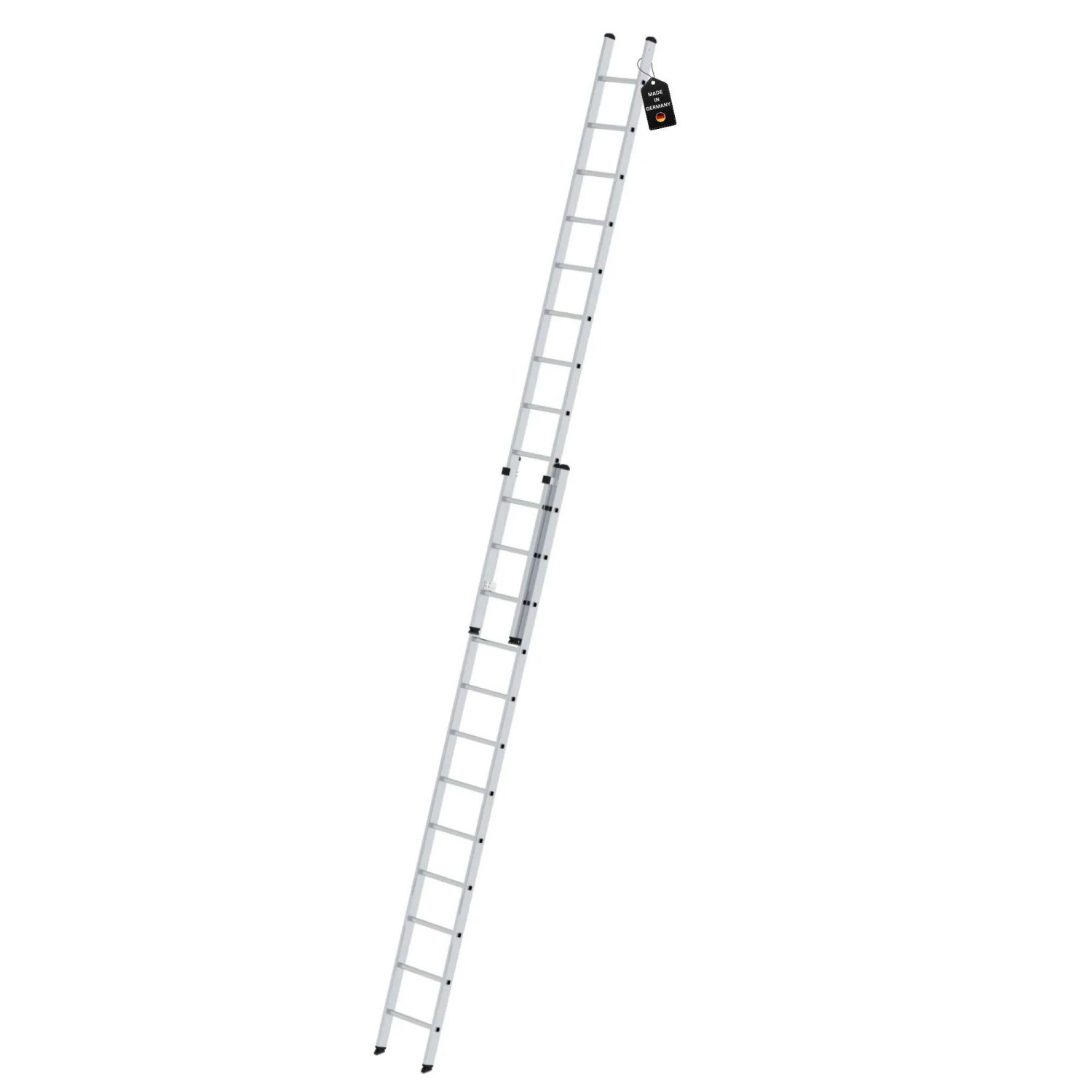 PROREGAL Sprossen-Schiebeleiter 2-Teilig Ohne Traverse 2 x 12 Sprossen