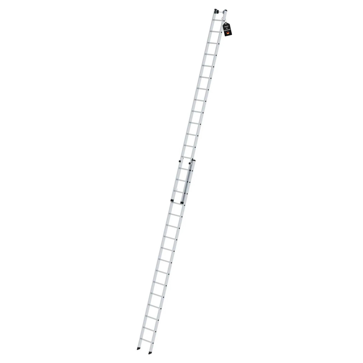 PROREGAL Sprossen-Schiebeleiter 2-Teilig Ohne Traverse 2 x 16 Sprossen