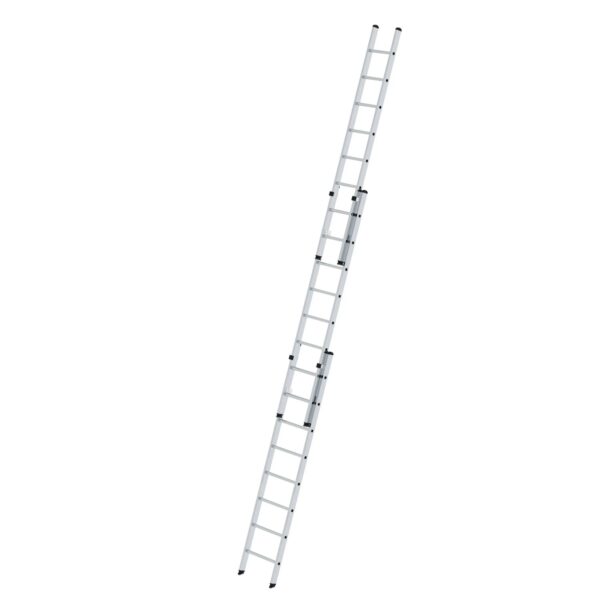 PROREGAL Sprossen-Schiebeleiter 3-Teilig Ohne Traverse 3 x 8 Sprossen