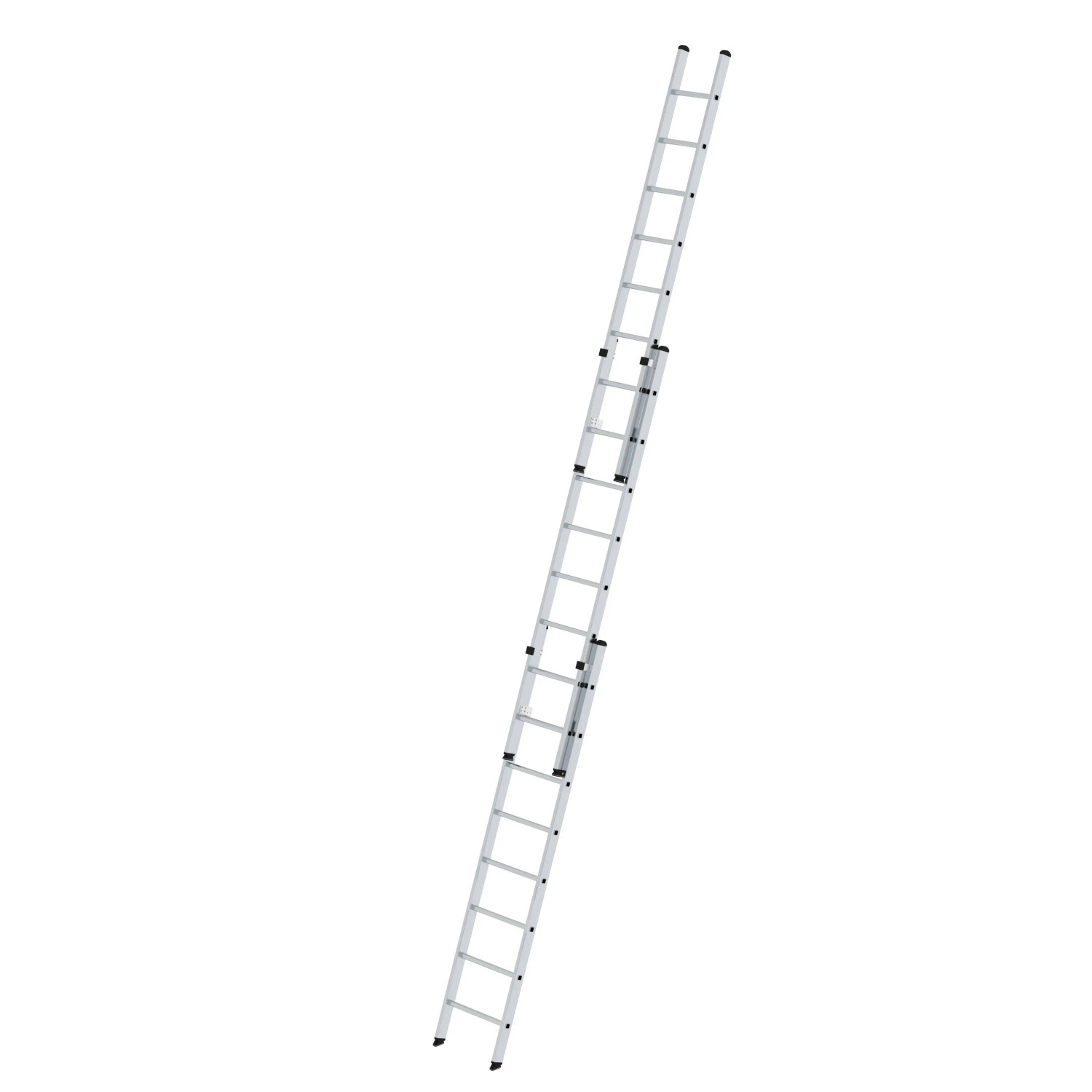 PROREGAL Sprossen-Schiebeleiter 3-Teilig Ohne Traverse 3 x 8 Sprossen
