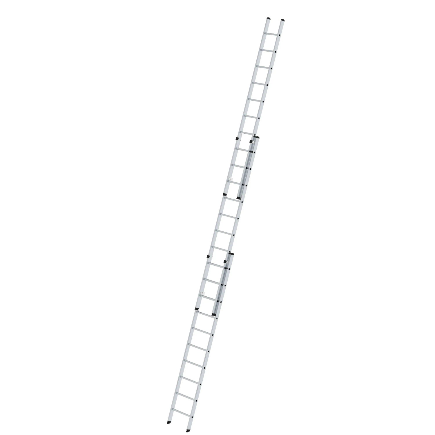 PROREGAL Sprossen-Schiebeleiter 3-Teilig Ohne Traverse 3 x 10 Sprossen