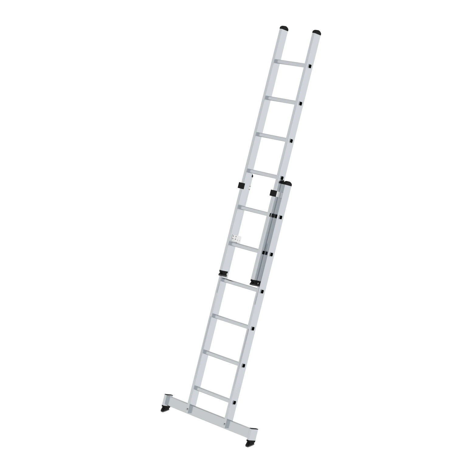 PROREGAL Sprossen-Schiebeleiter 2-Teilig mit Traverse 2 x 6 Sprossen