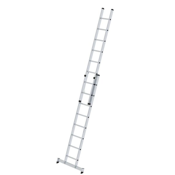 PROREGAL Sprossen-Schiebeleiter 2-Teilig mit Traverse 2 x 8 Sprossen PROREGAL Sprossen-Schiebeleiter 2-Teilig mit Traverse 2 x 8 Sprossen