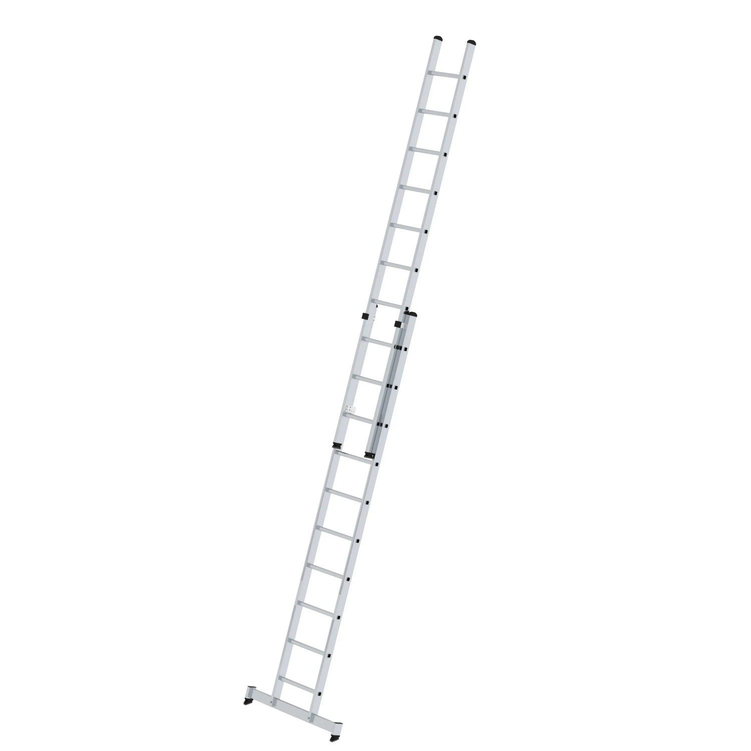 PROREGAL Sprossen-Schiebeleiter 2-Teilig mit Traverse 2 x 10 Sprossen