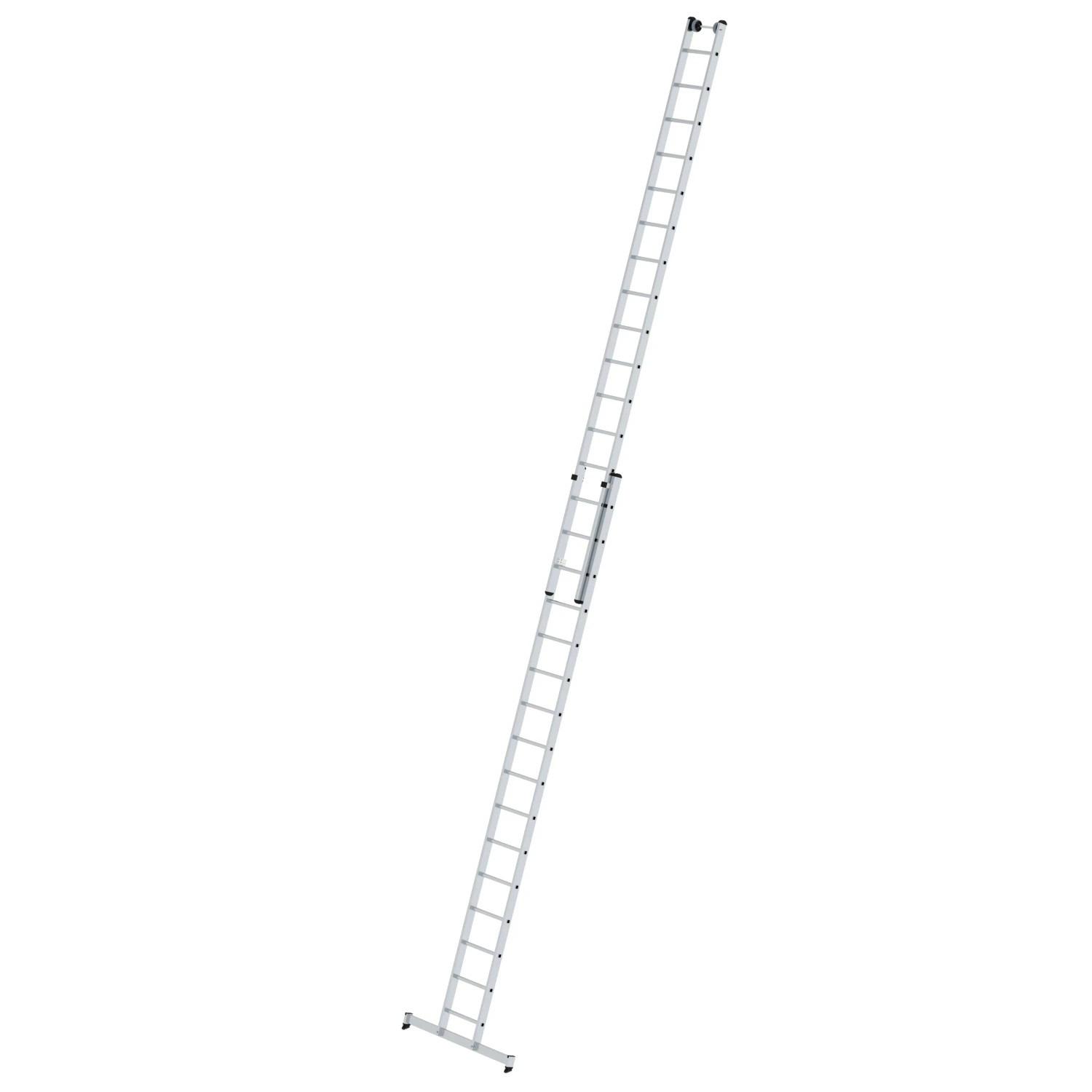 PROREGAL Sprossen-Schiebeleiter 2-Teilig mit Traverse 2 x 16 Sprossen