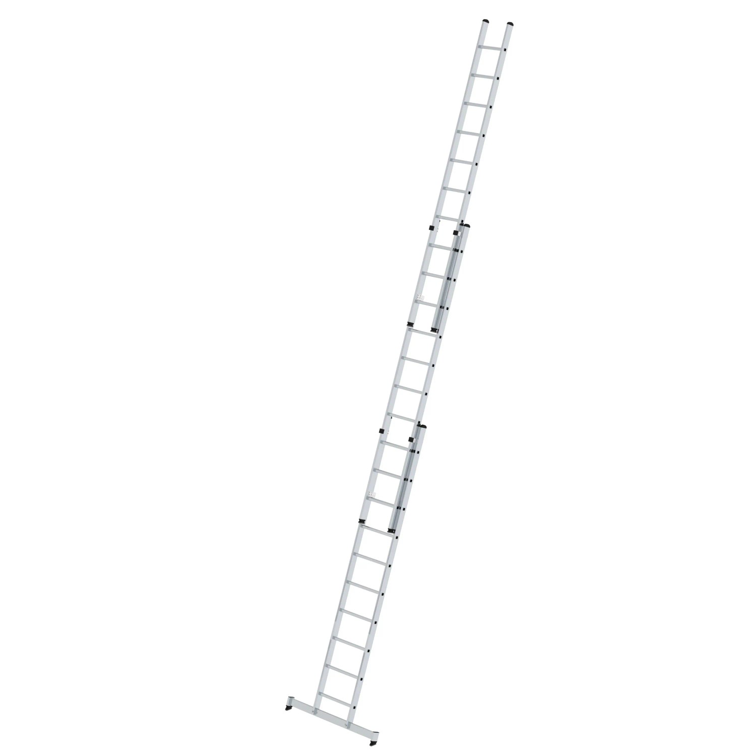 PROREGAL Sprossen-Schiebeleiter 3-Teilig mit Traverse 3 x 10 Sprossen