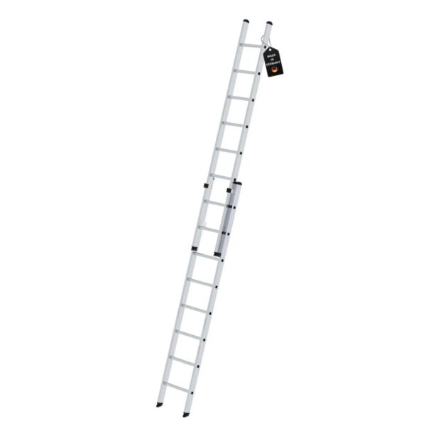PROREGAL Sprossen-Schiebeleiter 2-Teilig Ohne Traverse 2 x 8 Sprossen
