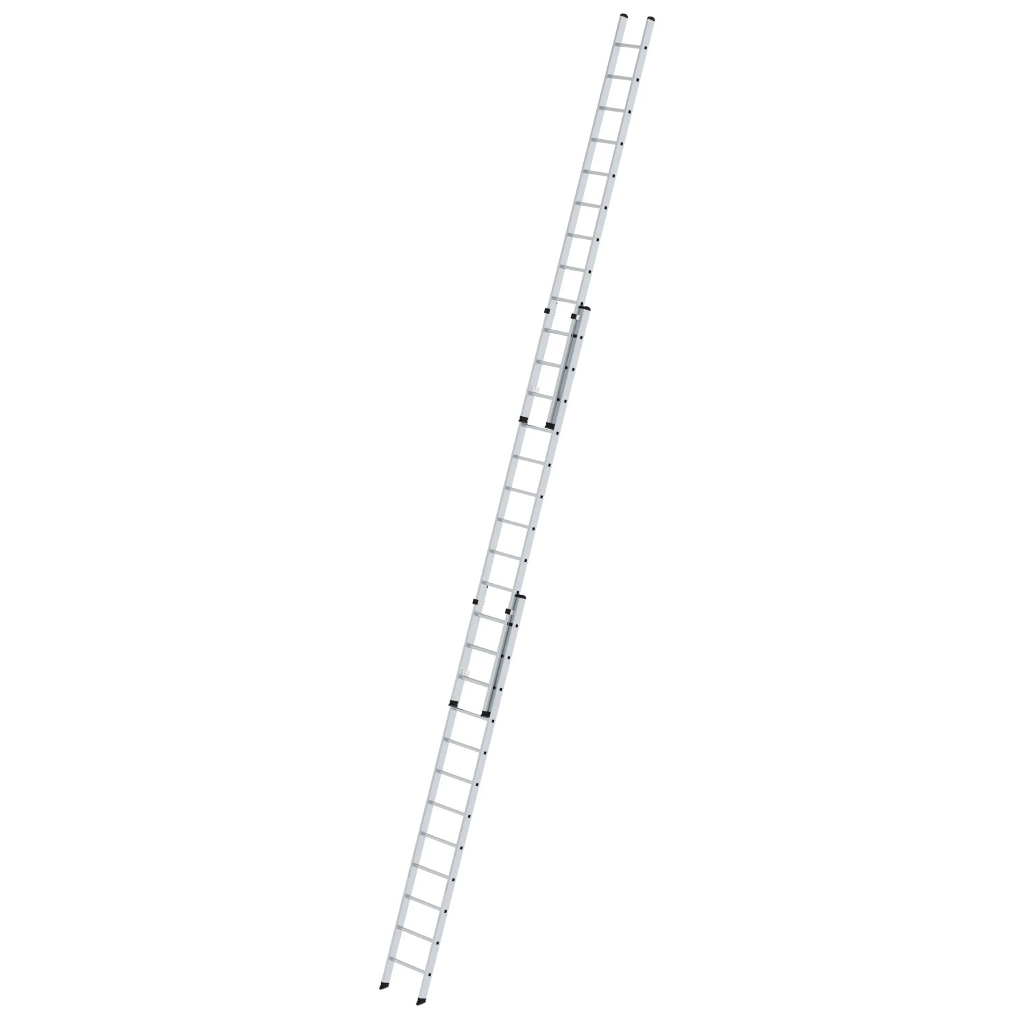 PROREGAL Sprossen-Schiebeleiter 3-Teilig Ohne Traverse 3 x 12 Sprossen