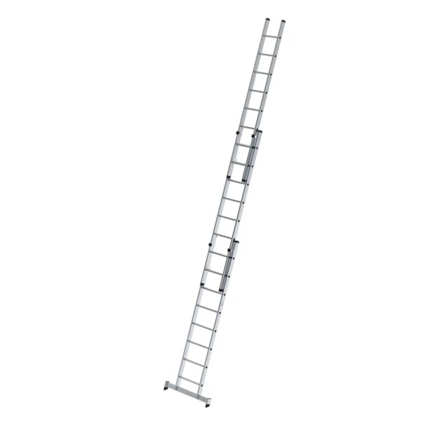 PROREGAL Sprossen-Schiebeleiter 3-Teilig mit Traverse 3 x 8 Sprossen PROREGAL Sprossen-Schiebeleiter 3-Teilig mit Traverse 3 x 8 Sprossen