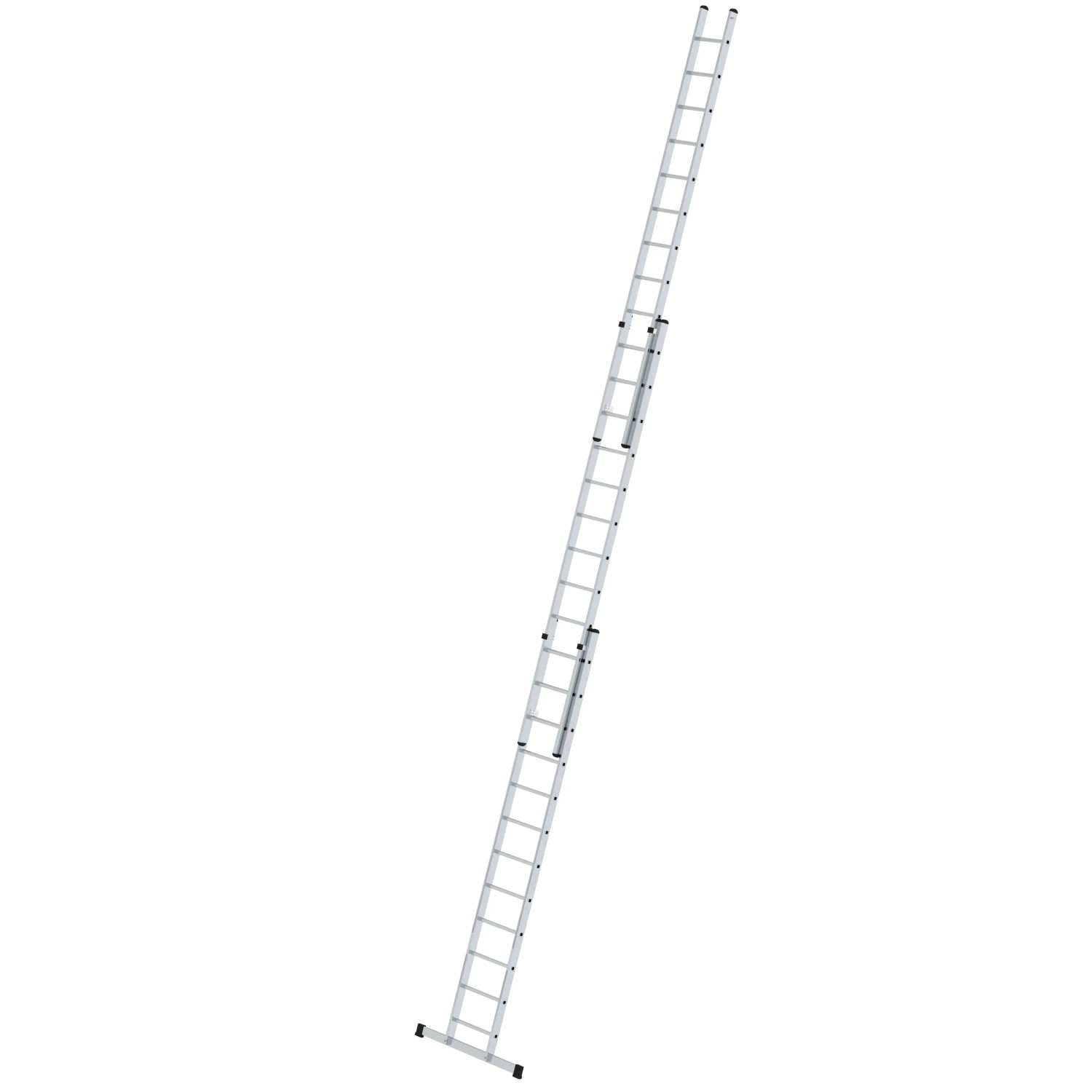 PROREGAL Sprossen-Schiebeleiter 3-Teilig mit Standard-Traverse 3 x 12 Sprossen
