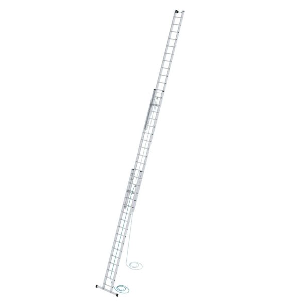 PROREGAL Sprossen-Seilzugleiter 3-Teilig mit Standard-Traverse 3 x 16 Sprossen
