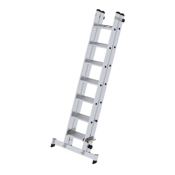 PROREGAL Stufen-Schiebeleiter 2-Teilig mit Traverse 2 x 7 Stufen PROREGAL Stufen-Schiebeleiter 2-Teilig mit Traverse 2 x 7 Stufen