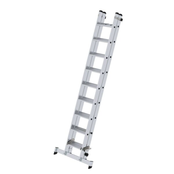 PROREGAL Stufen-Schiebeleiter 2-Teilig mit Traverse 2 x 9 Stufen PROREGAL Stufen-Schiebeleiter 2-Teilig mit Traverse 2 x 9 Stufen