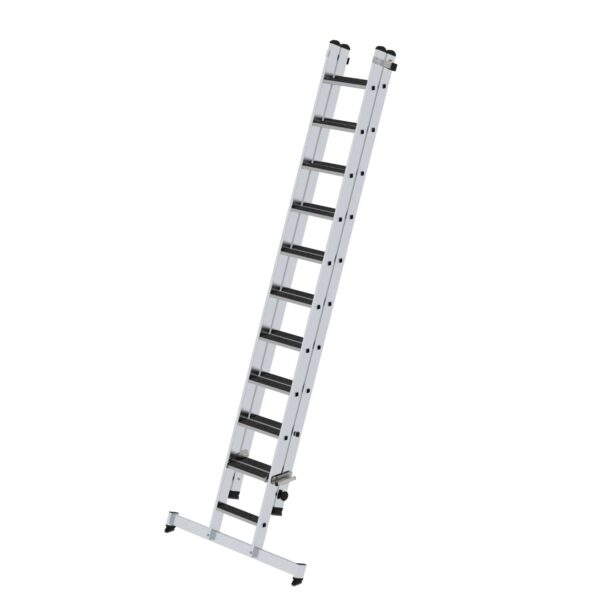 PROREGAL Stufen-Schiebeleiter 2-Teilig mit Traverse und Clip-Step R13 1 x 11 & 1 x 10 Stufen PROREGAL Stufen-Schiebeleiter 2-Teilig mit Traverse und Clip-Step R13 1 x 11 & 1 x 10 Stufen