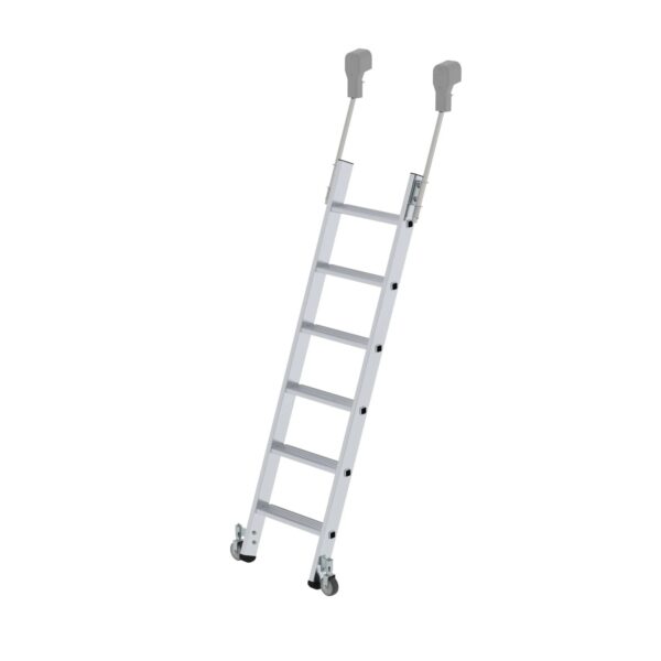 PROREGAL Stufen-Regalleiter Fahrbar 6 Stufen PROREGAL Stufen-Regalleiter Fahrbar 6 Stufen