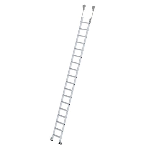 PROREGAL Stufen-Regalleiter Fahrbar 18 Stufen PROREGAL Stufen-Regalleiter Fahrbar 18 Stufen