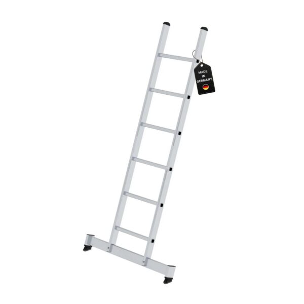 PROREGAL Sprossen-Anlegeleiter mit Traverse 6 Sprossen PROREGAL Sprossen-Anlegeleiter mit Traverse 6 Sprossen