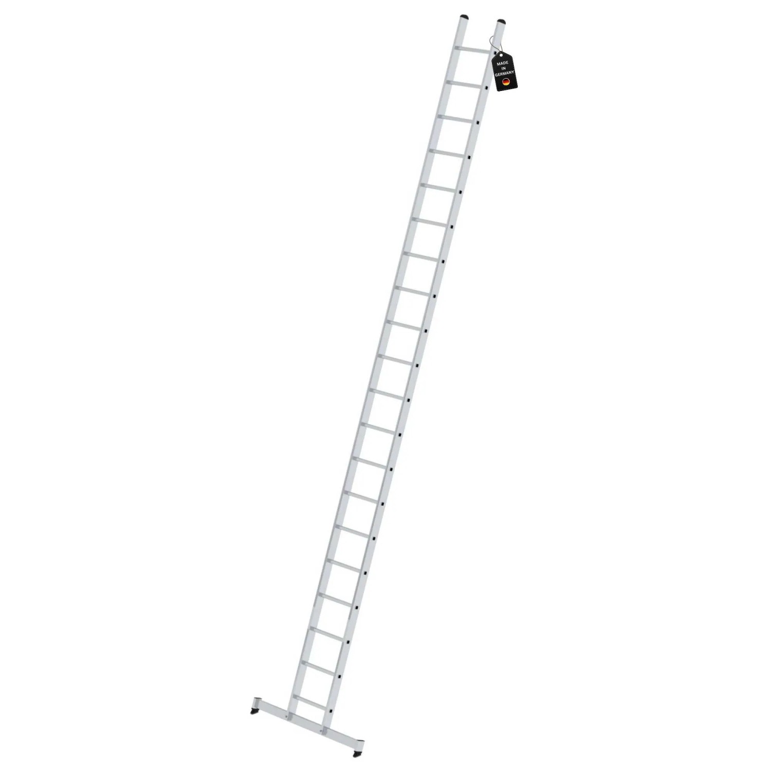 PROREGAL Sprossen-Anlegeleiter mit Traverse 20-Sprossen